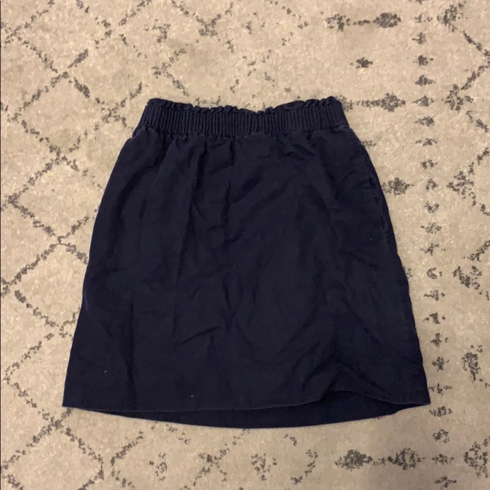 Navy J.Crew Skirt